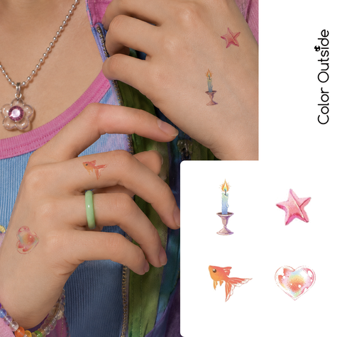 Color Outside-Object Diary & Wish Signal